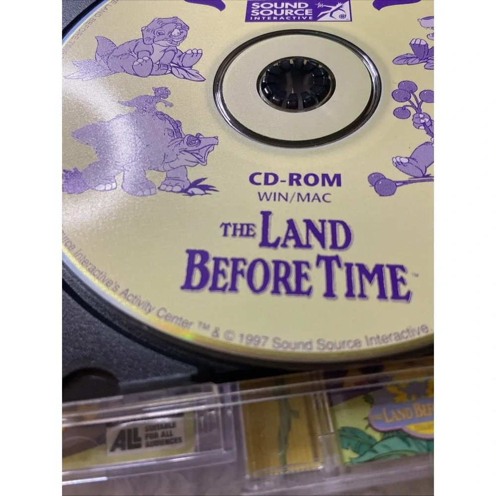 X4 The Land Before Time PC MAC CD ROM Activity Ctr Arcade Kindergarten Adventure